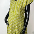 Pure Cotton Yellow Maternity Gown for Women