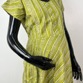 Pure Cotton Yellow Maternity Gown for Women