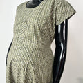Olive Green Soft & Breathable Pure Cotton Maternity Gown