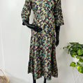 Black Soft & Breathable Rayon Fabric Maternity Gown