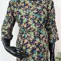 Black Soft & Breathable Rayon Fabric Maternity Gown