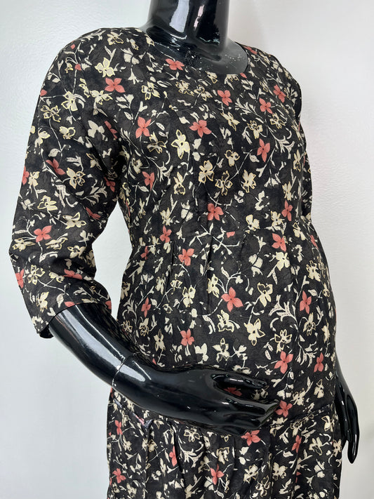 Black Maternity Rayon Bliss Gown
