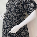 Everyday Ease Black Rayon Fabric Maternity Gown
