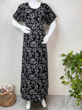 Everyday Ease Black Rayon Fabric Maternity Gown