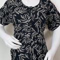 Everyday Ease Black Rayon Fabric Maternity Gown