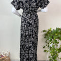 Everyday Ease Black Rayon Fabric Maternity Gown