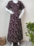 Rayon Fabric Maternity and Feeding Nighty for Women Daily Wear