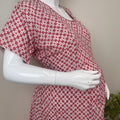Baby Pink Maternity Rayon Fabric Bliss Gown