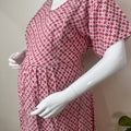 Baby Pink Maternity Rayon Fabric Bliss Gown