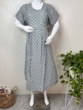 Gray Rayon Fabric Everyday Elegance Maternity Gown