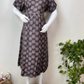 Essential Comfot Coffee Rayon Fabric Maternity Gown