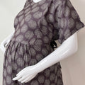 Essential Comfot Coffee Rayon Fabric Maternity Gown