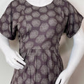 Essential Comfot Coffee Rayon Fabric Maternity Gown
