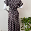 Essential Comfot Coffee Rayon Fabric Maternity Gown