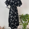 Motherhood Bliss Black Rayon Fabric Maternity Gown