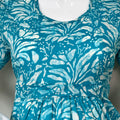 Sky Blue Gentle Touch Pure Cotton Maternity Gown