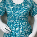 Sky Blue Gentle Touch Pure Cotton Maternity Gown