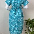 Sky Blue Gentle Touch Pure Cotton Maternity Gown
