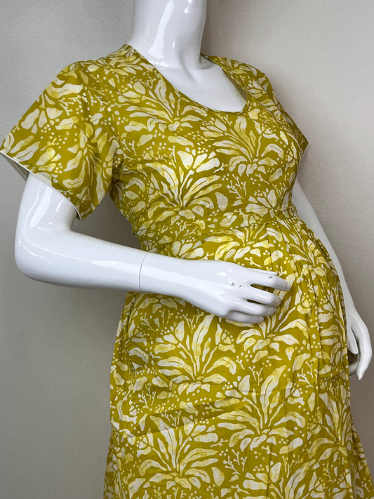 Premium Comfort Pure Cotton Maternity Gown