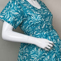 Sky Blue Gentle Touch Pure Cotton Maternity Gown