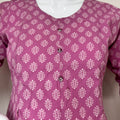 Purple Everyday Comfort Pure Cotton Pregnancy Kurti
