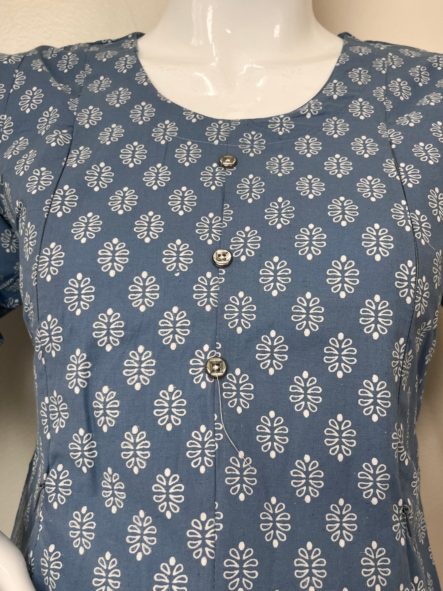 Women's Pure Cotton Feeding Kurti with Relaxed Fit