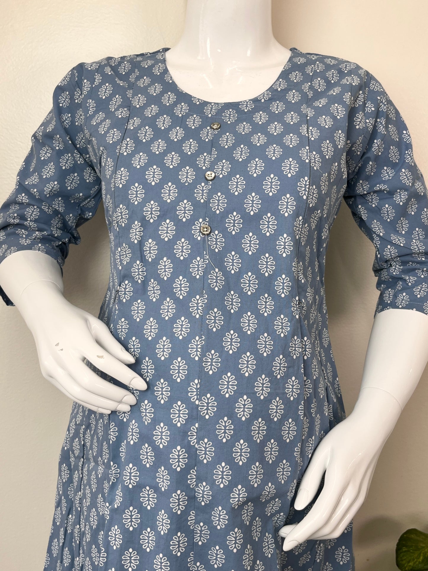 Women's Pure Cotton Feeding Kurti with Relaxed Fit