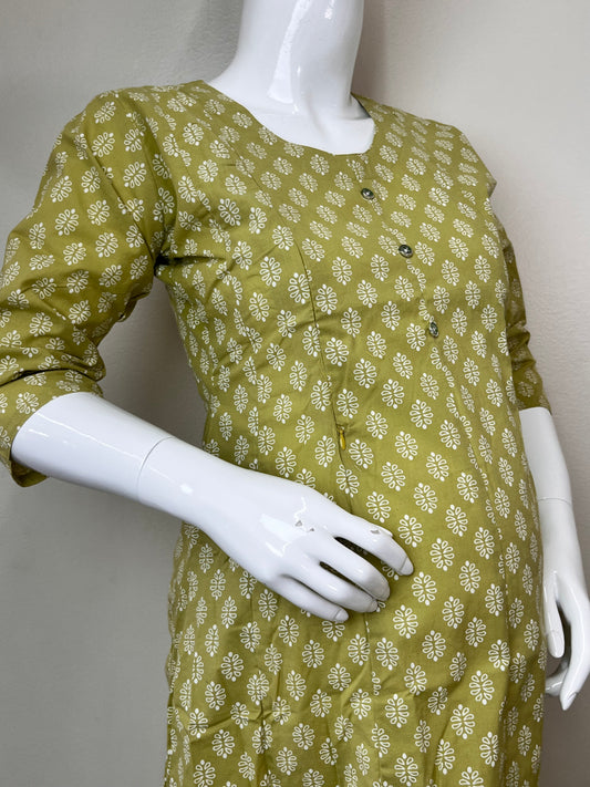 Comfortable Pure Cotton Nursing Kurti for Everyday Use