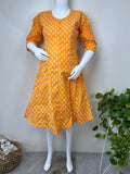Yellow Motherhood Bliss Pure Cotton Maternity Kurti