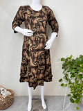 Black Graceful Fit Pure Cotton Maternity Kurti