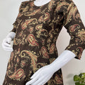 Black Graceful Fit Pure Cotton Maternity Kurti