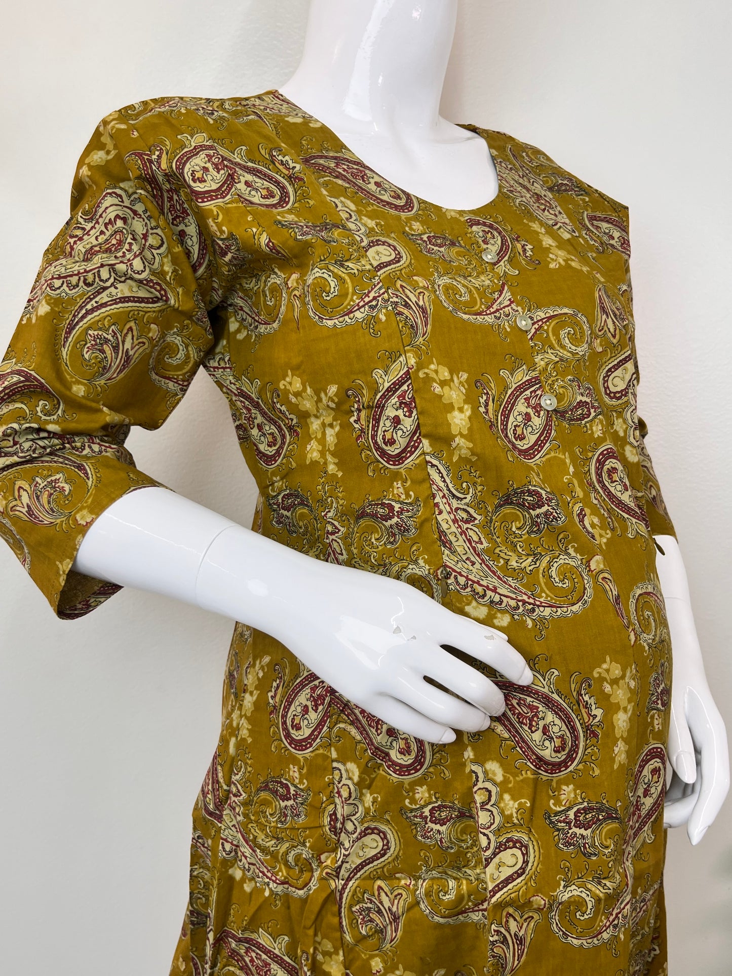 Soft Comfort Pure Cotton Maternity Feeding Kurti for Women
