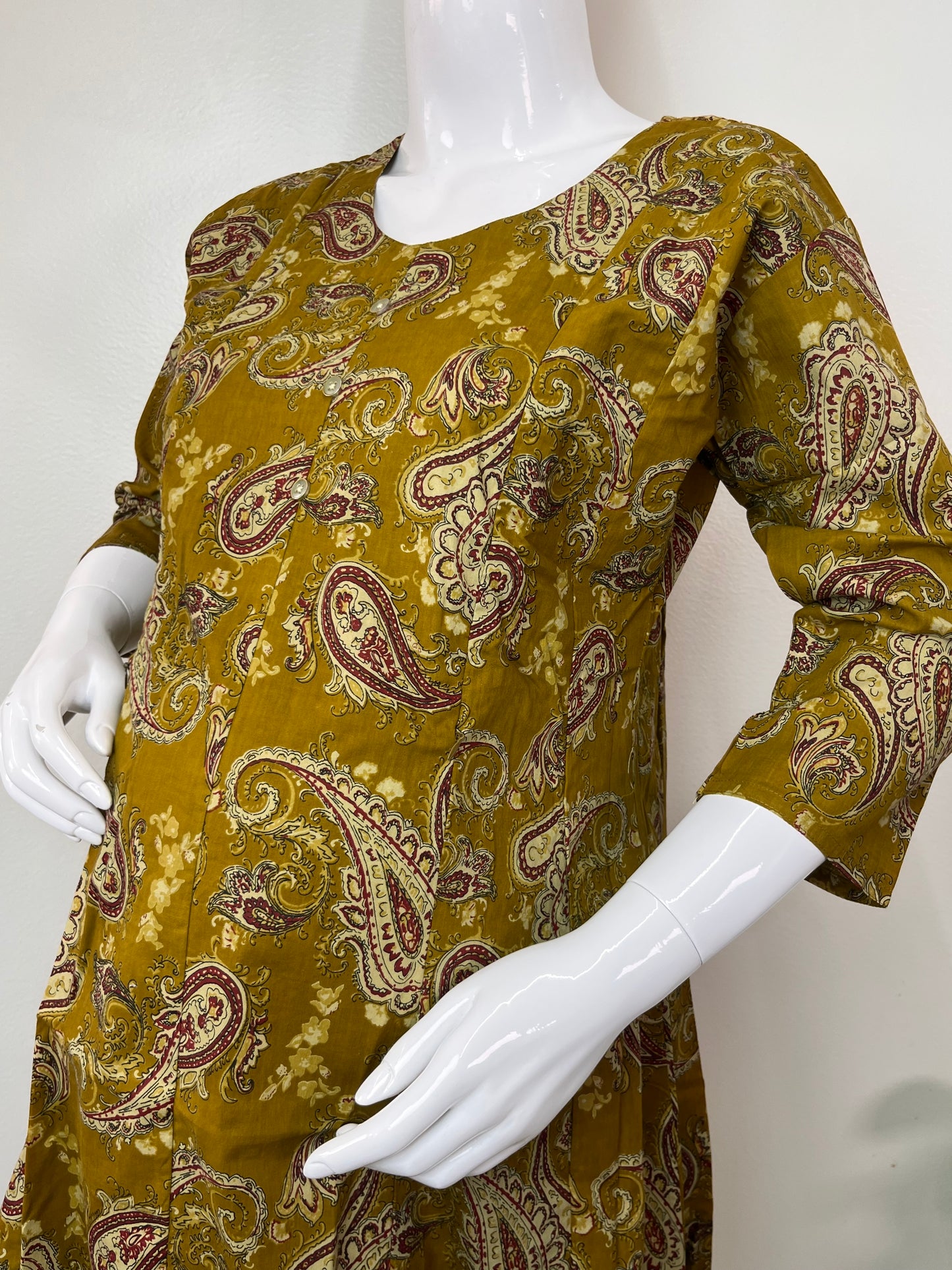 Soft Comfort Pure Cotton Maternity Feeding Kurti for Women