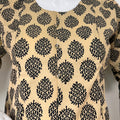 Cream Pure Cotton Maternity Kurti with Easy Nursing Access