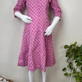 Purple Everyday Comfort Pure Cotton Pregnancy Kurti
