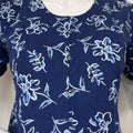 Navy Blue Comfortable Pure Cotton Nursing Kurti