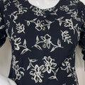 Black Gentle Touch Pure Cotton Pregnancy Kurti