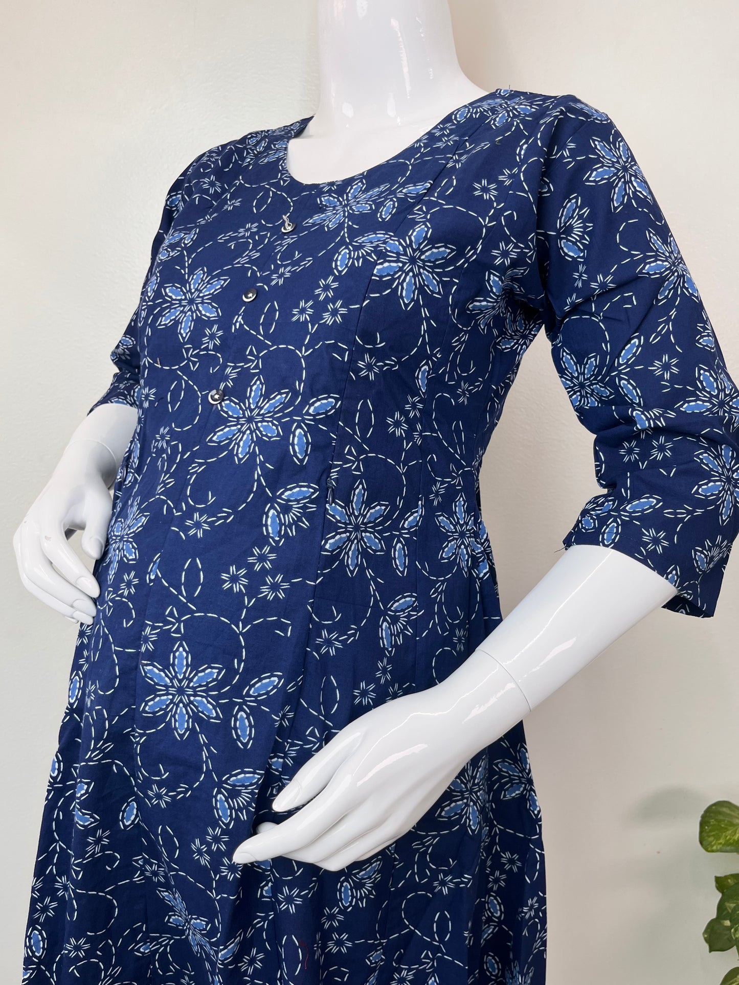 Graceful Fit Pure Cotton Maternity Kurti