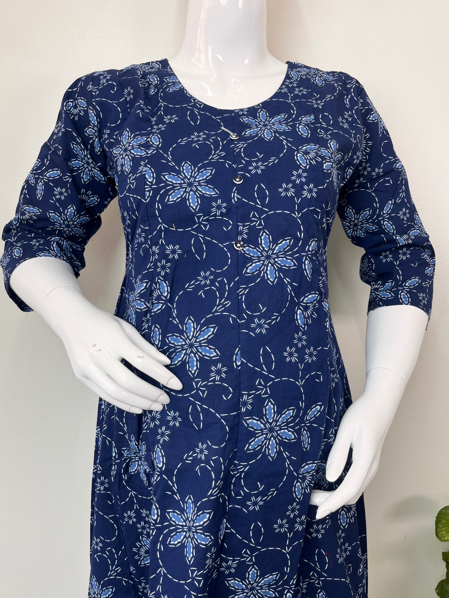 Graceful Fit Pure Cotton Maternity Kurti