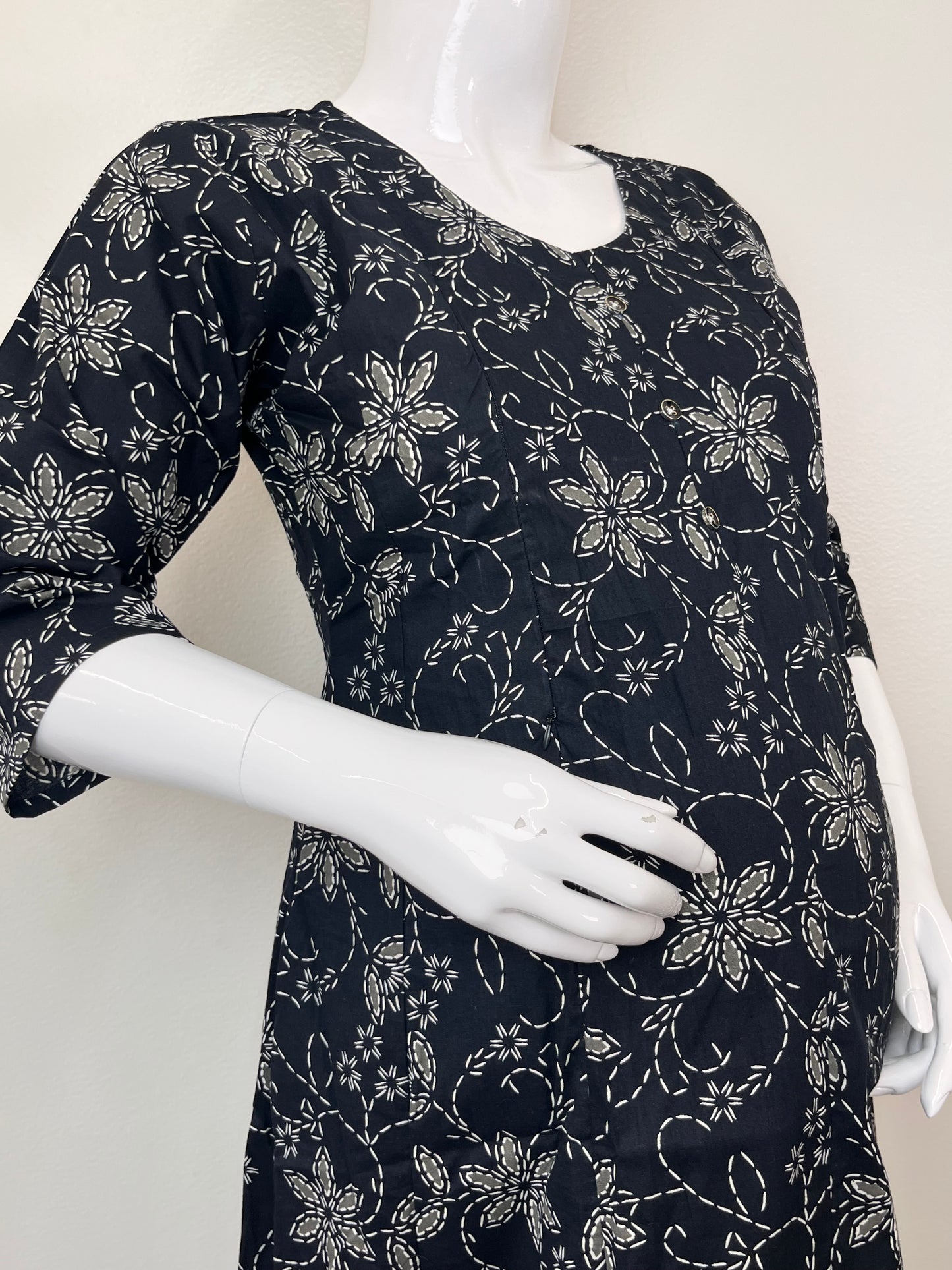 Everyday Ease Pure Cotton Maternity and Nursing Kurti
