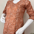 Women's Maternity Pure Cotton Kurti with Relaxed Fit