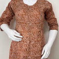 Women's Maternity Pure Cotton Kurti with Relaxed Fit
