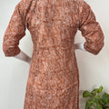 Women's Maternity Pure Cotton Kurti with Relaxed Fit