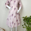 Lavender Gentle Touch Pure Cotton Pregnancy Kurti