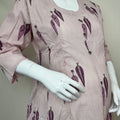 Lavender Gentle Touch Pure Cotton Pregnancy Kurti