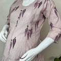 Lavender Gentle Touch Pure Cotton Pregnancy Kurti