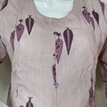 Lavender Gentle Touch Pure Cotton Pregnancy Kurti