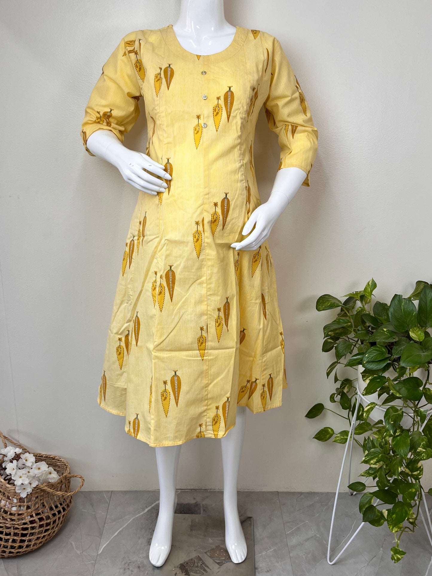Soft Pure Cotton Maternity Kurti for Daily Wear