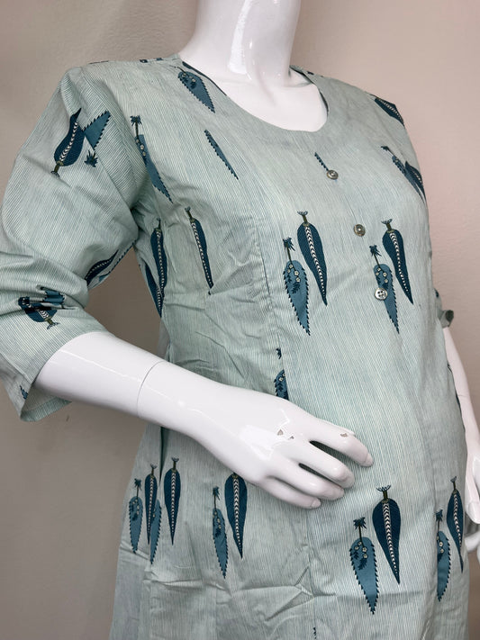 All-Day Comfort Pure Cotton Maternity Kurti for Women