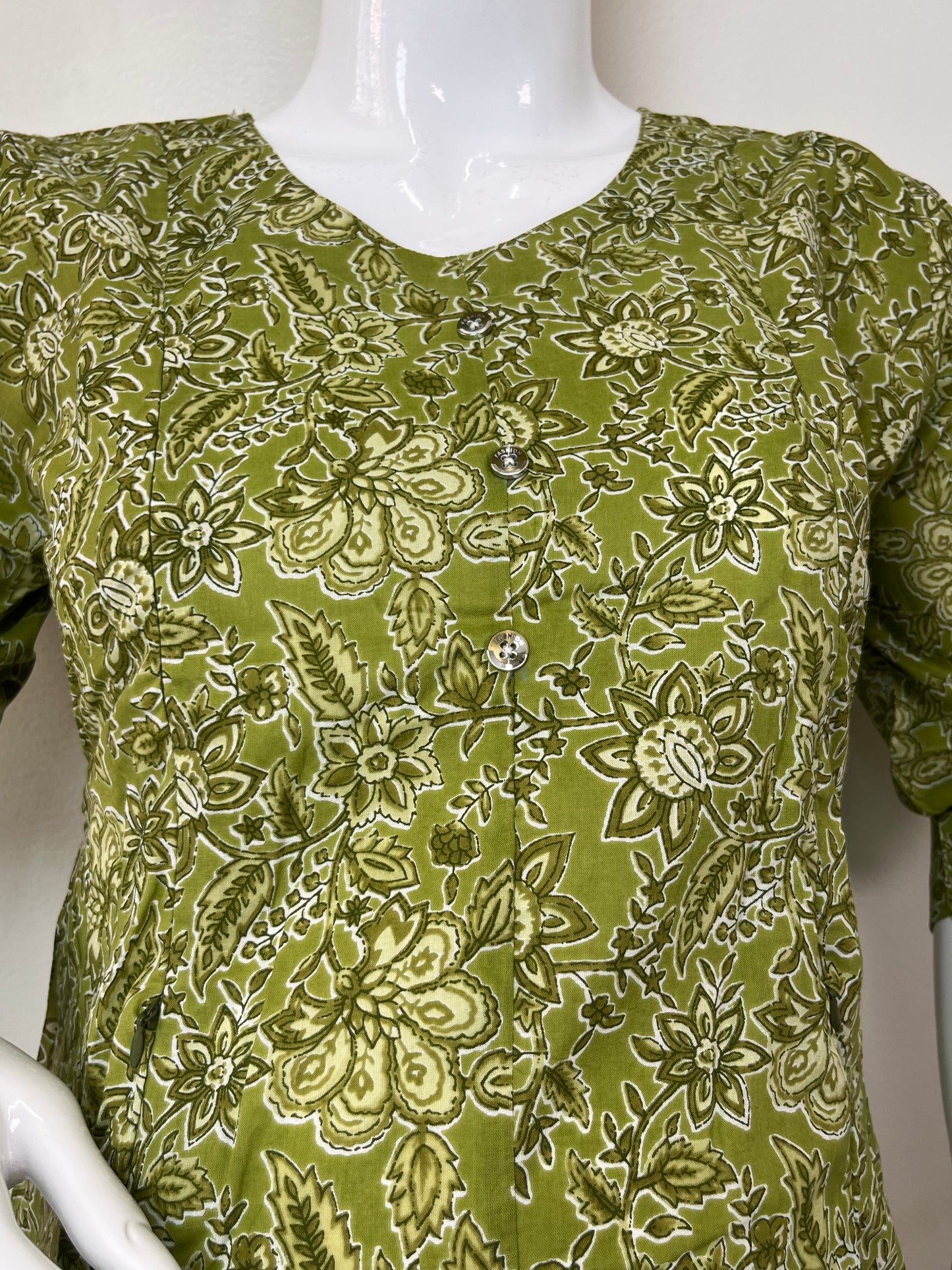 Women's Pure Cotton Maternity and Nursing Kurti